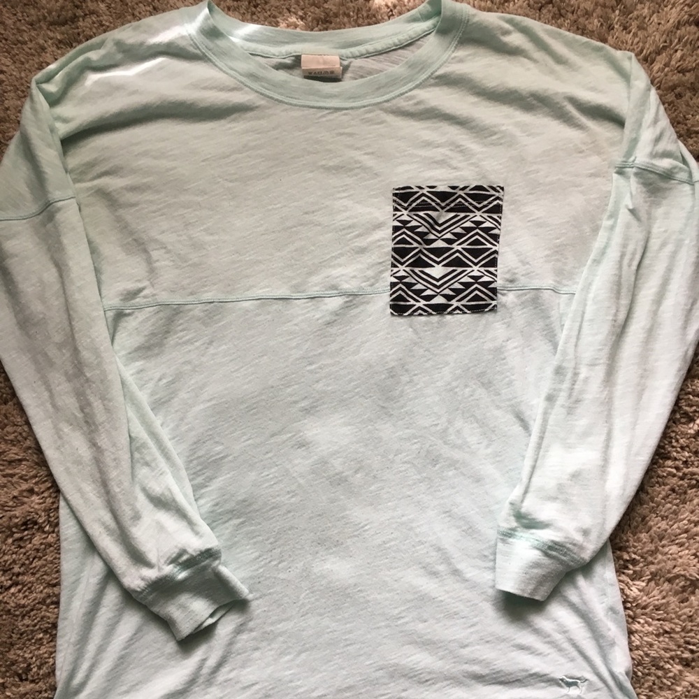 VS oversized shirt.